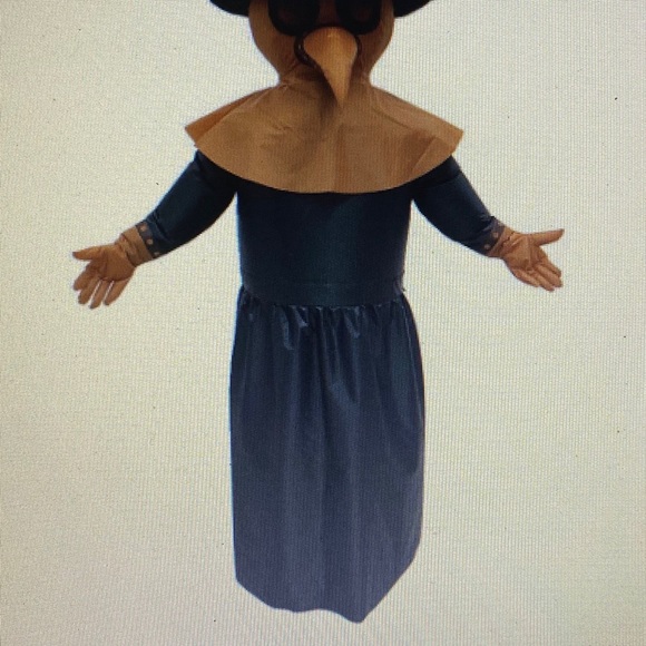 Plague doctor inflatable comedy Halloween costume - Picture 9 of 13